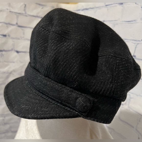 Banana Republic dark gray Newsboy Cap wool blend Size medium/large - Picture 3 of 5